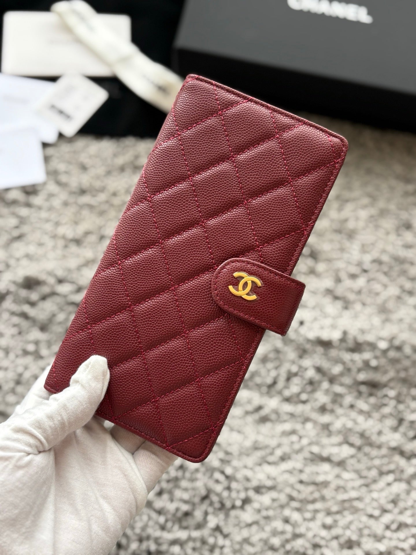 CC 2026 Long Wallet 19cm Leather 102500