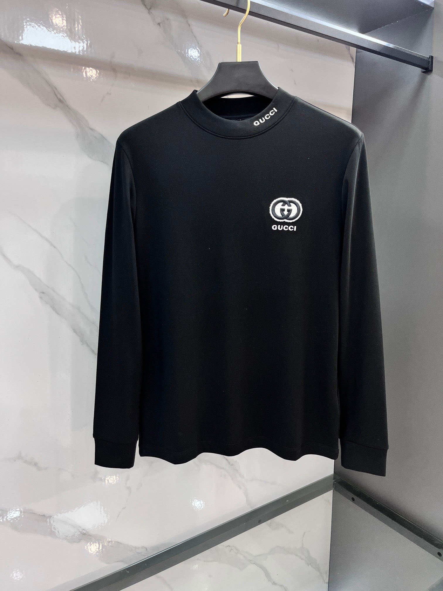 Gucci 25Ss Round-neck long-sleeved T-shirt 104509