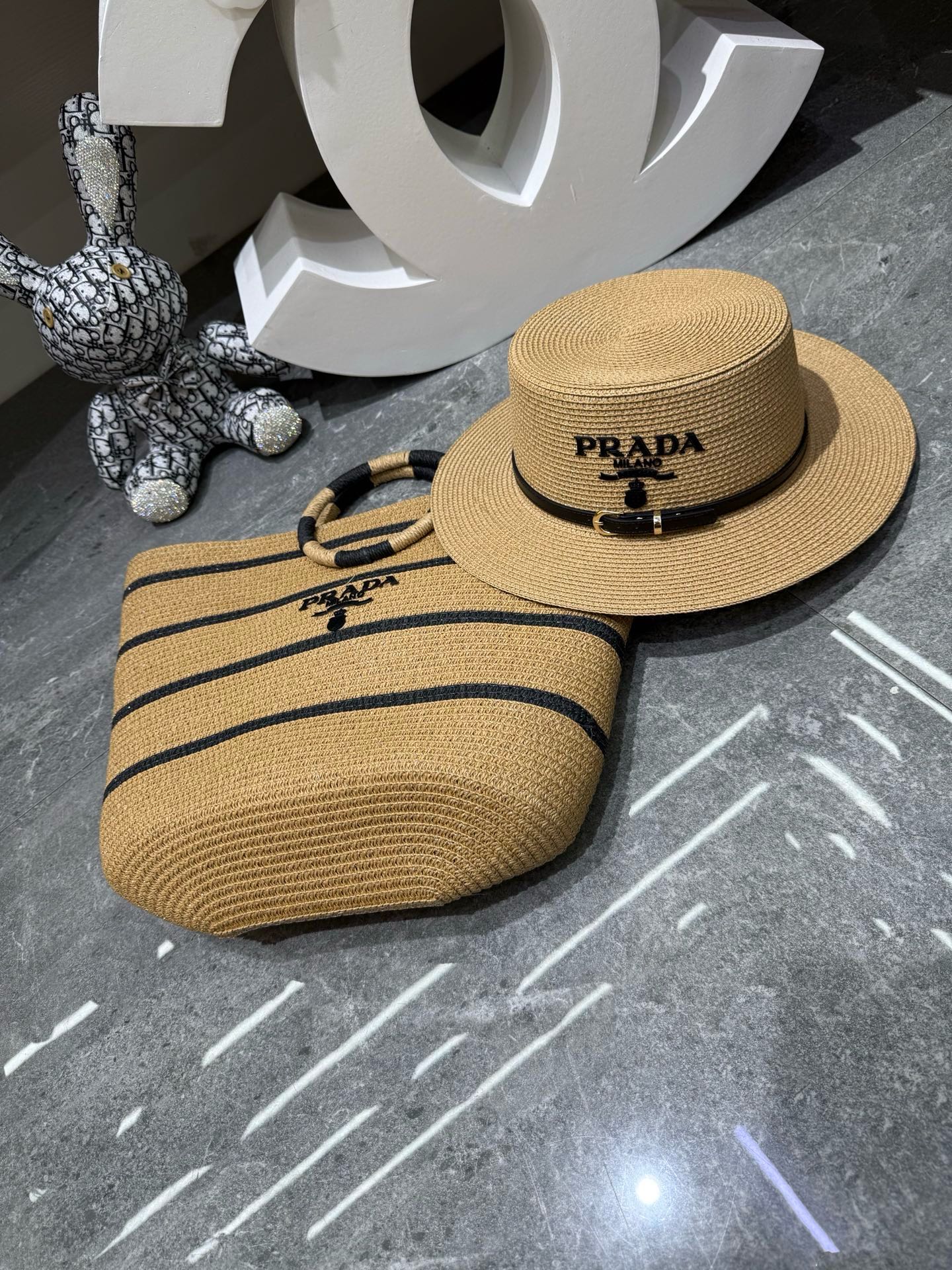 Prad Tote Bag & Hat Set Plant Grass 209744