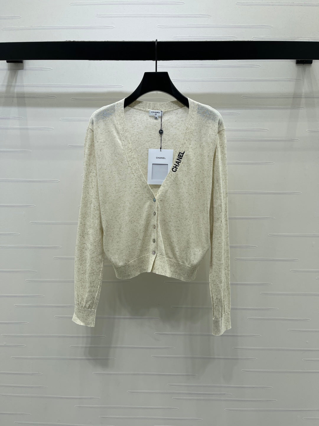 CC V-Neck Knit Cardigan Cotton 392583