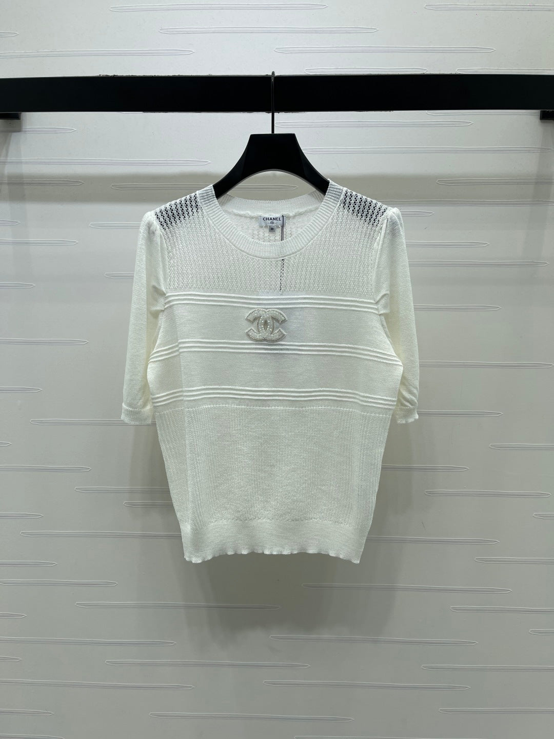 CC Logo Knit Top Acrylic 392578