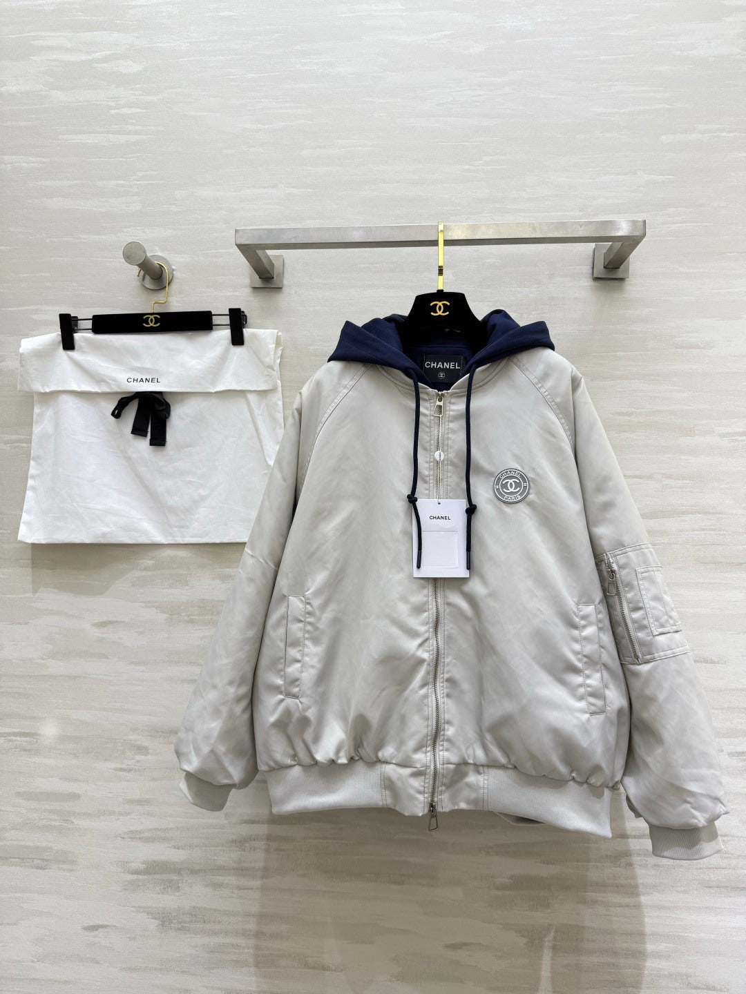 CC 26S Vintage Two-in-One Padded Baseball Jacket 435308