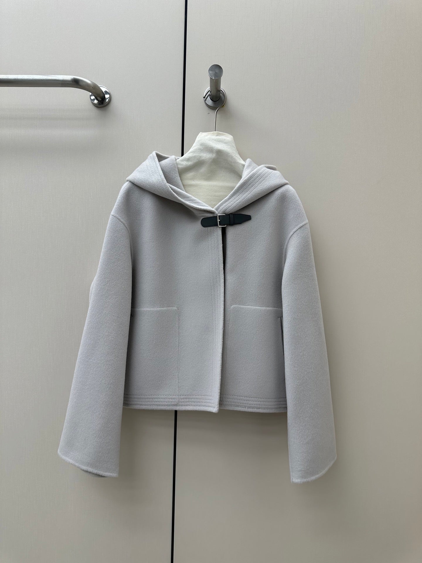 HM 26K Hooded Jacket Double-Sided Wool Cashmere 435163