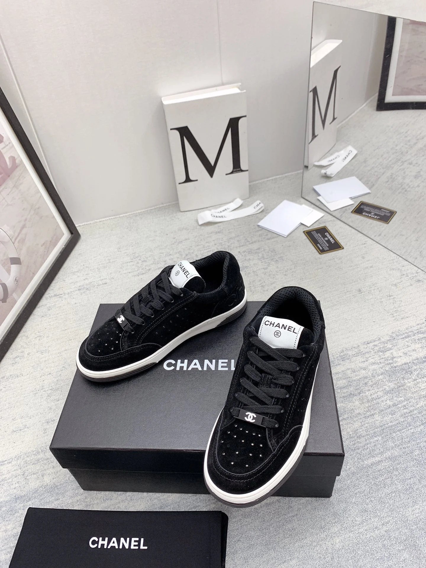 CC 26s Low Top Sneakers Suede Leather 160063