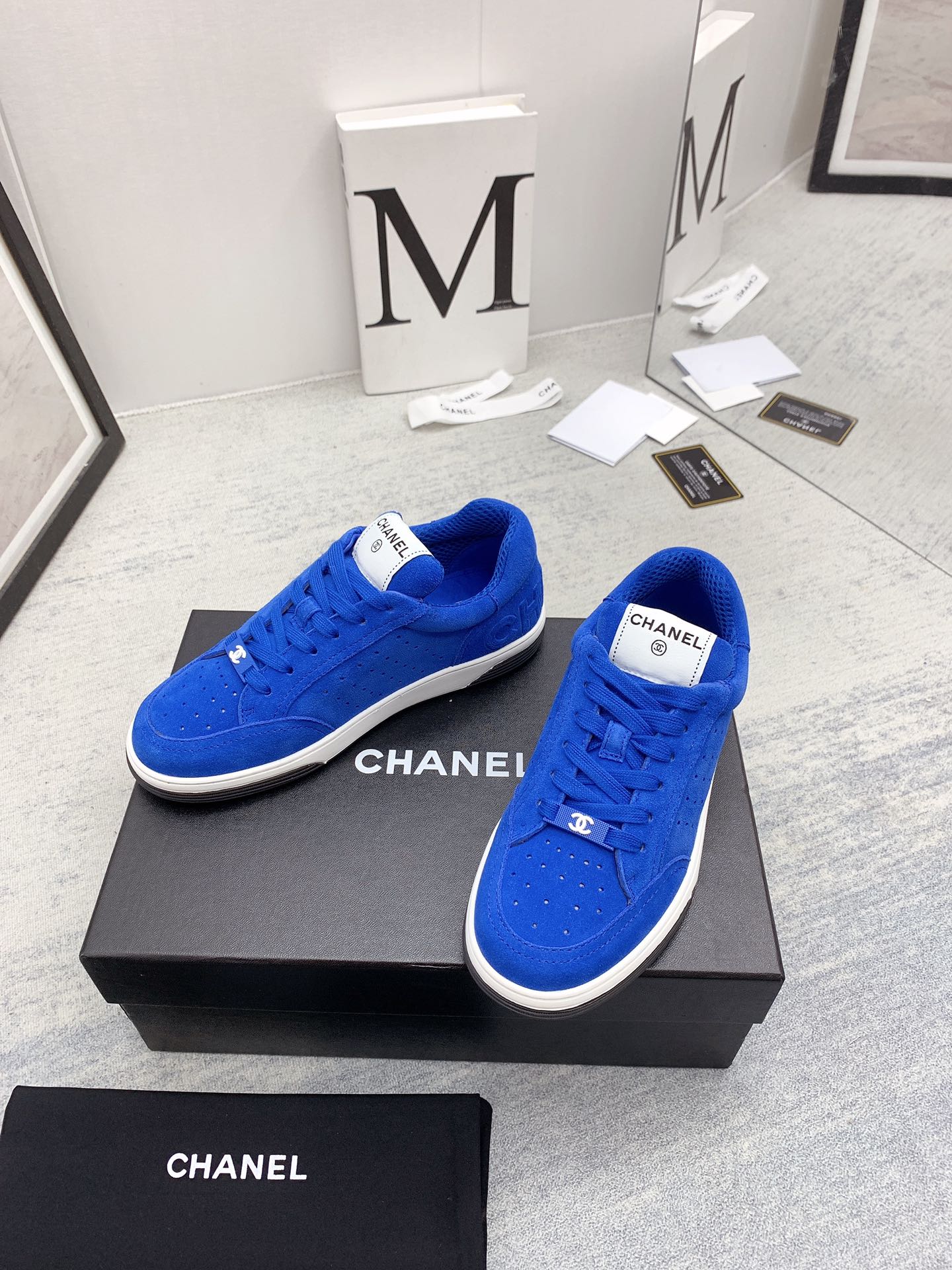 CC 26s Low Top Sneakers Suede Leather 160063