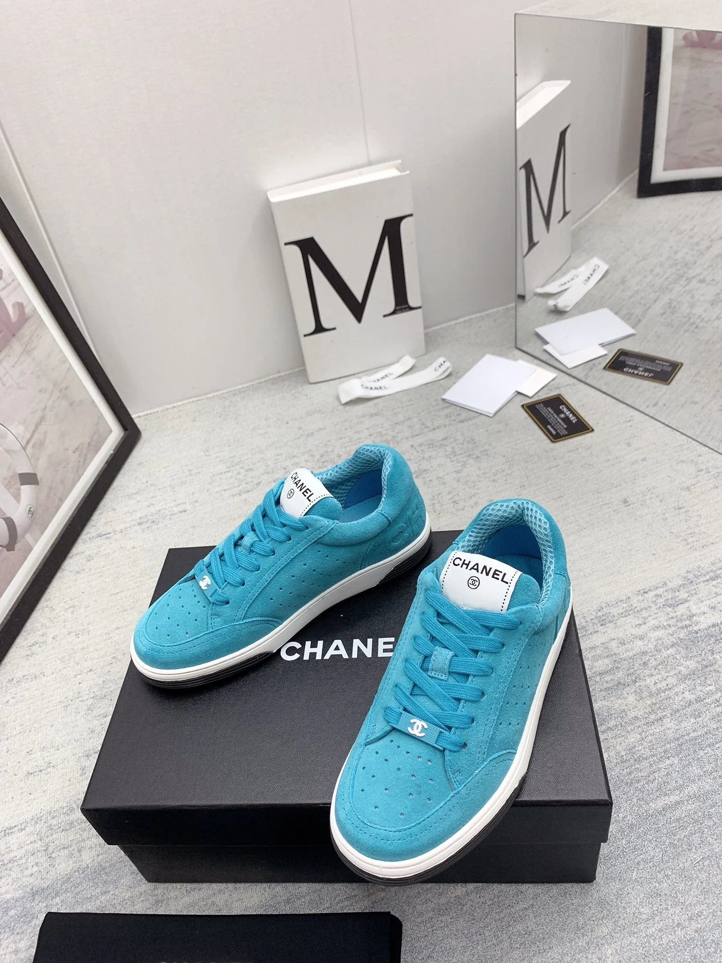 CC 26s Low Top Sneakers Suede Leather 160063
