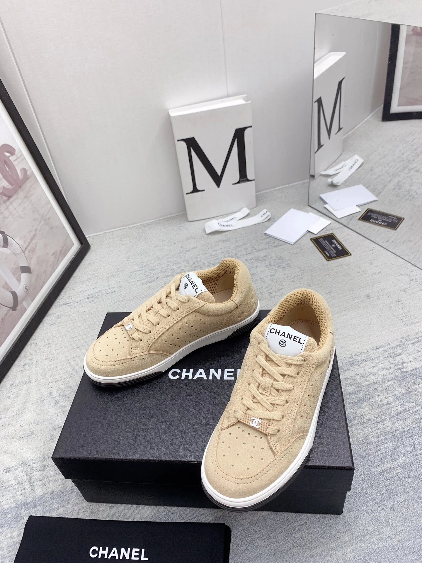 CC 26s Low Top Sneakers Suede Leather 160063