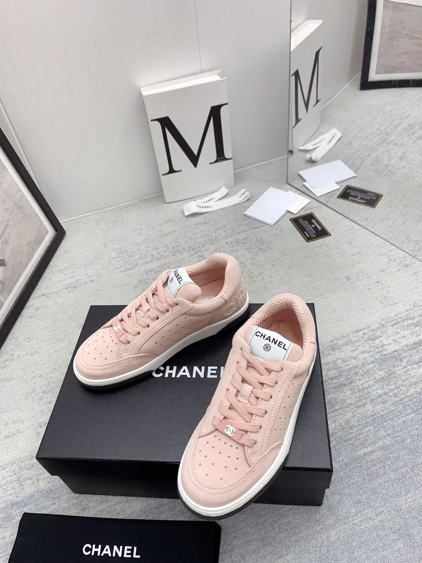CC 26s Low Top Sneakers Suede Leather 160063