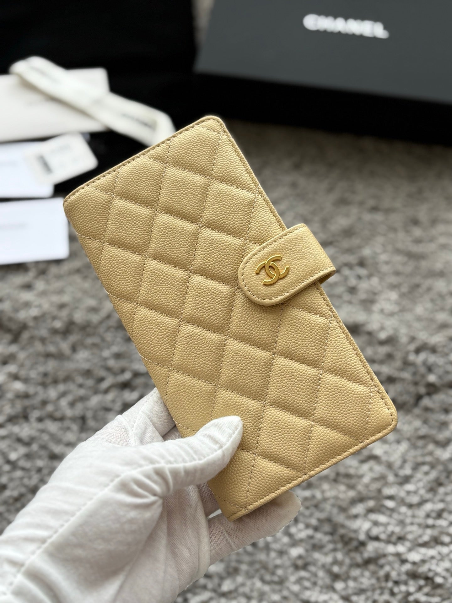 CC 2026 Long Wallet 19cm Leather 102500