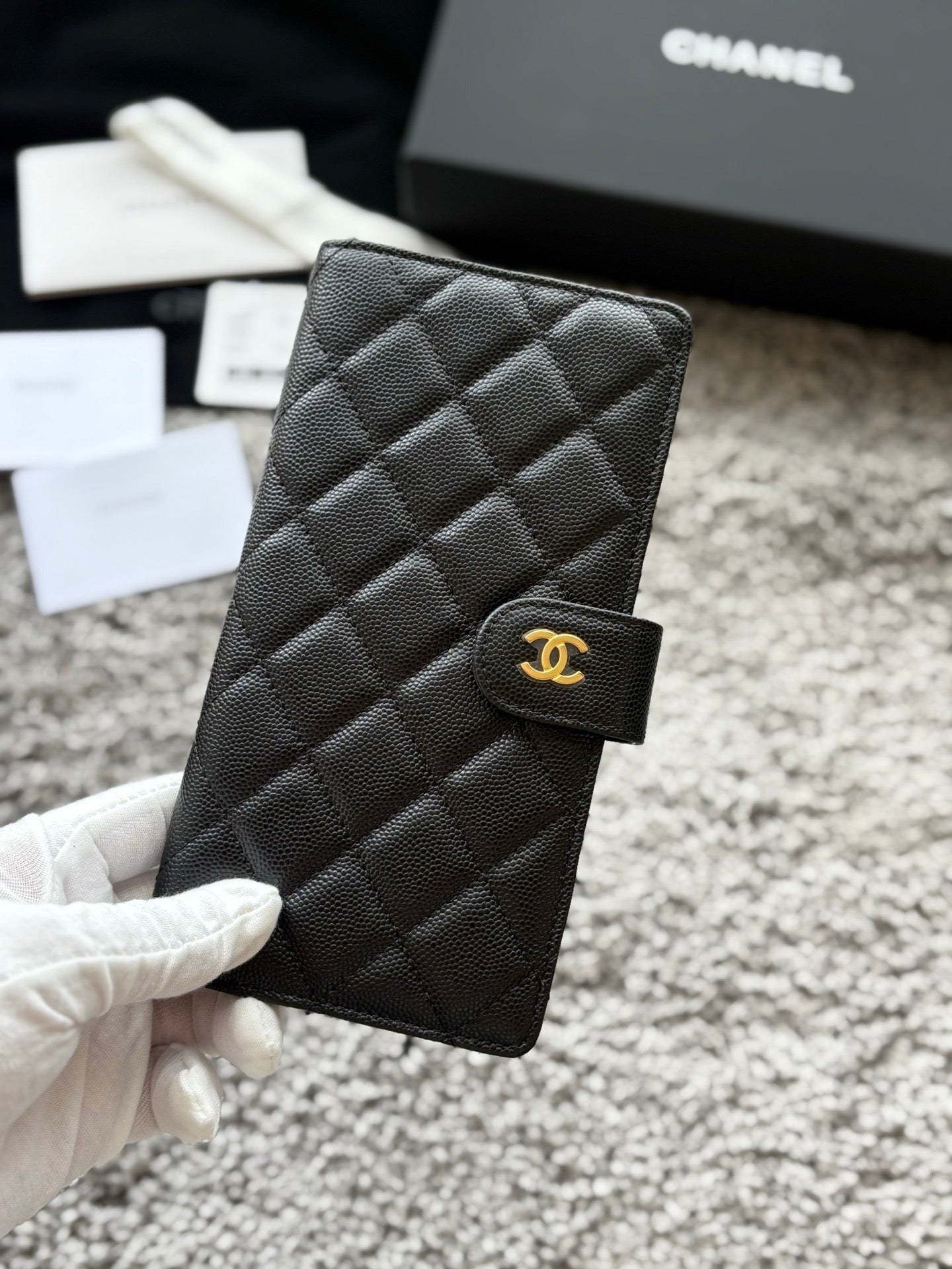 CC 2026 Long Wallet 19cm Leather 102500