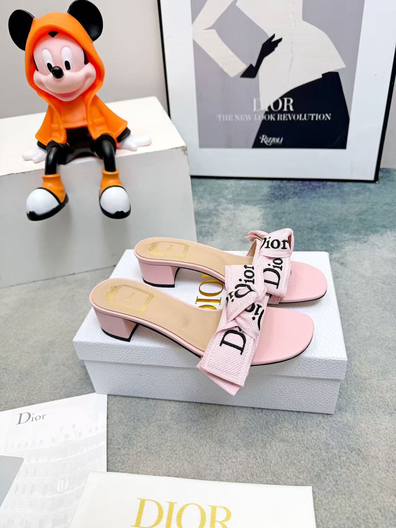CD J'Adior Sandal 50mm in Fabric upper