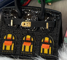 HM Charm bag House Doll in Leather