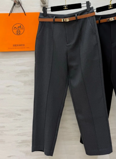 HM 26s Belted Tapered Trousers 438793