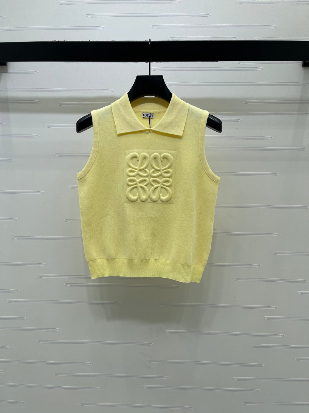 Loew 26 Collared Knit Vest in Wool 387022