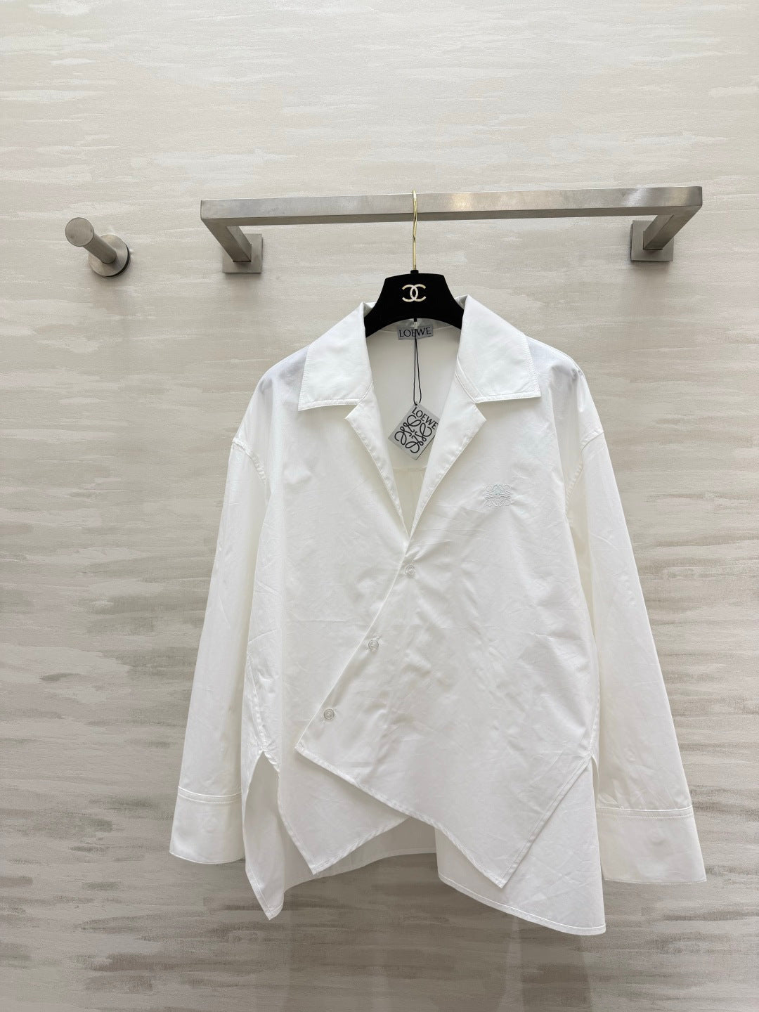 Loew 26 Asymmetrical Shirt in Cotton