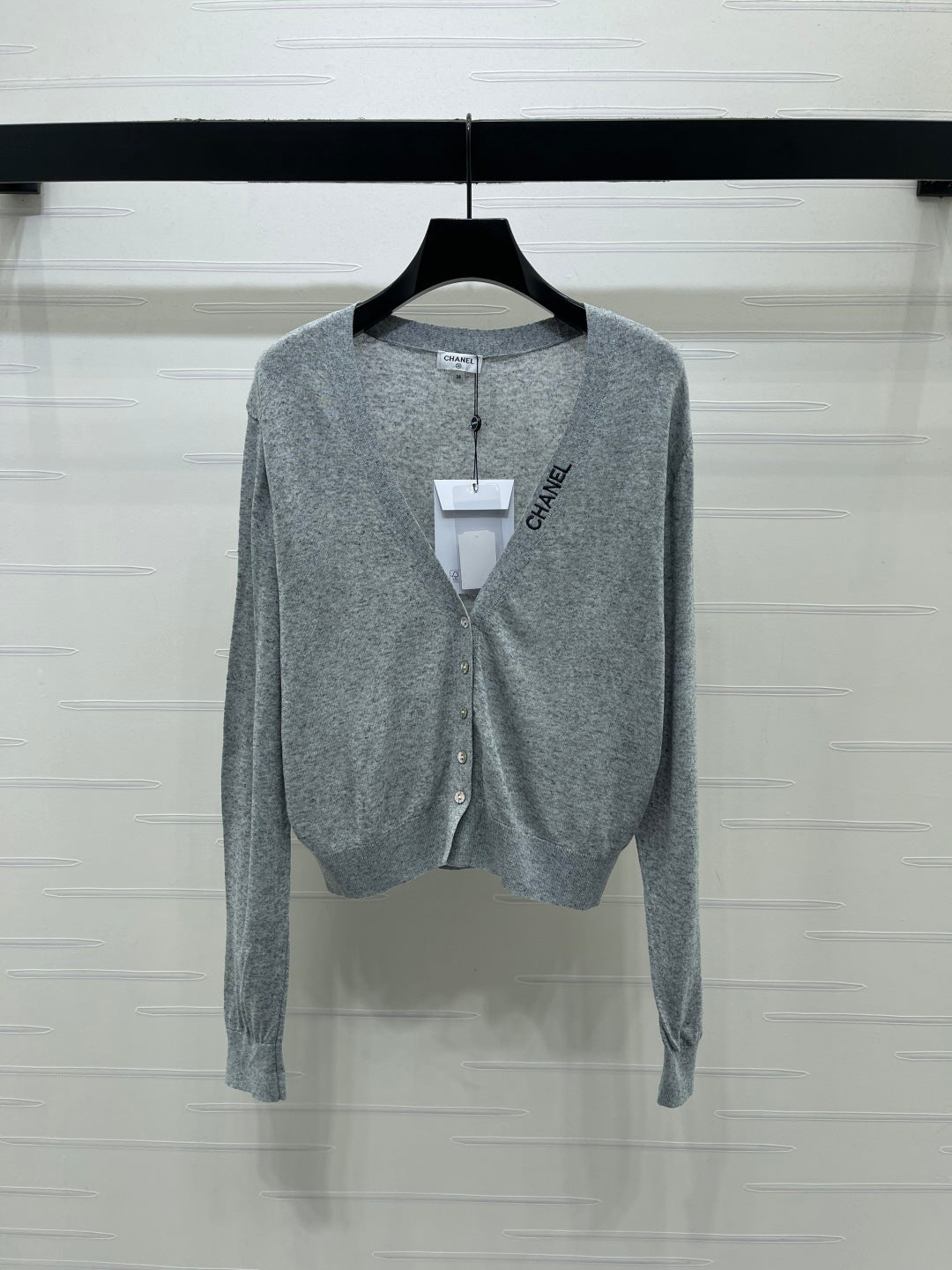CC V-Neck Knit Cardigan Cotton 392583