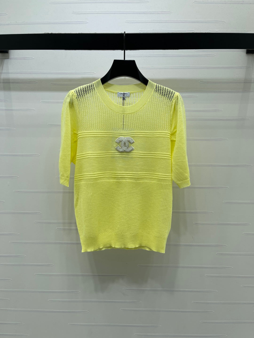 CC Logo Knit Top Acrylic 392578