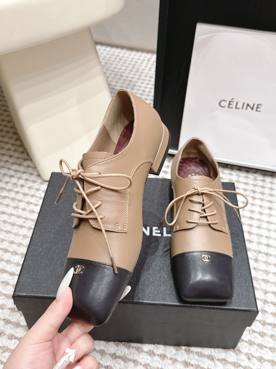 CC 2026 Mary Jane Shoes 20mm Cowhide 930693