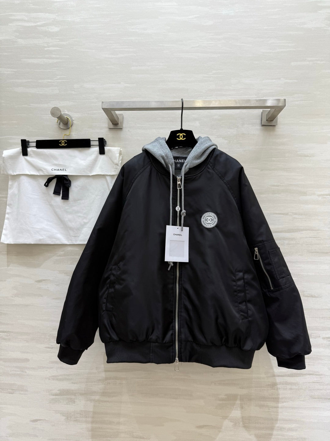 CC 26S Vintage Two-in-One Padded Baseball Jacket 435308