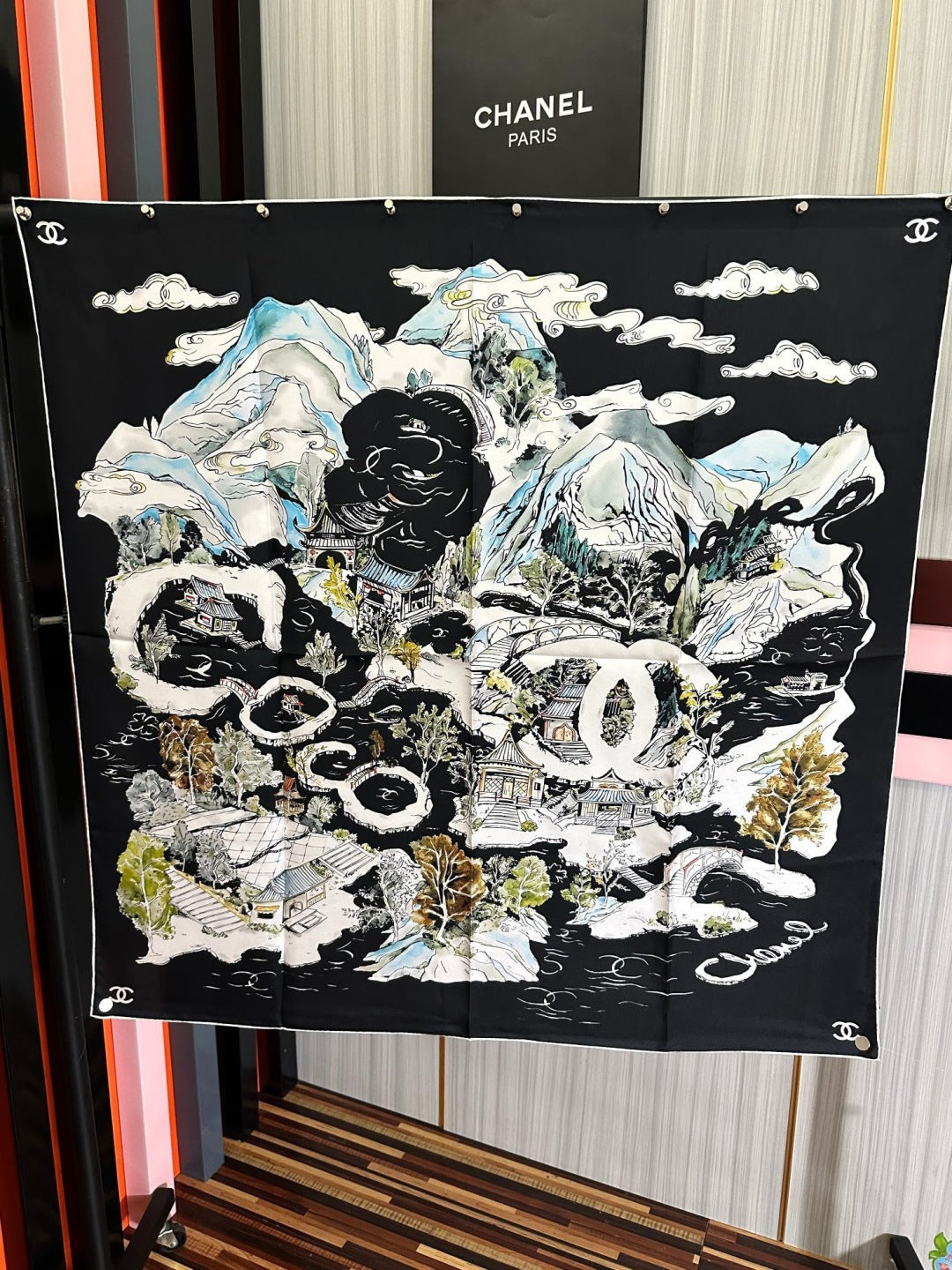 CC Scarf 90x90 Twill Silk 550756