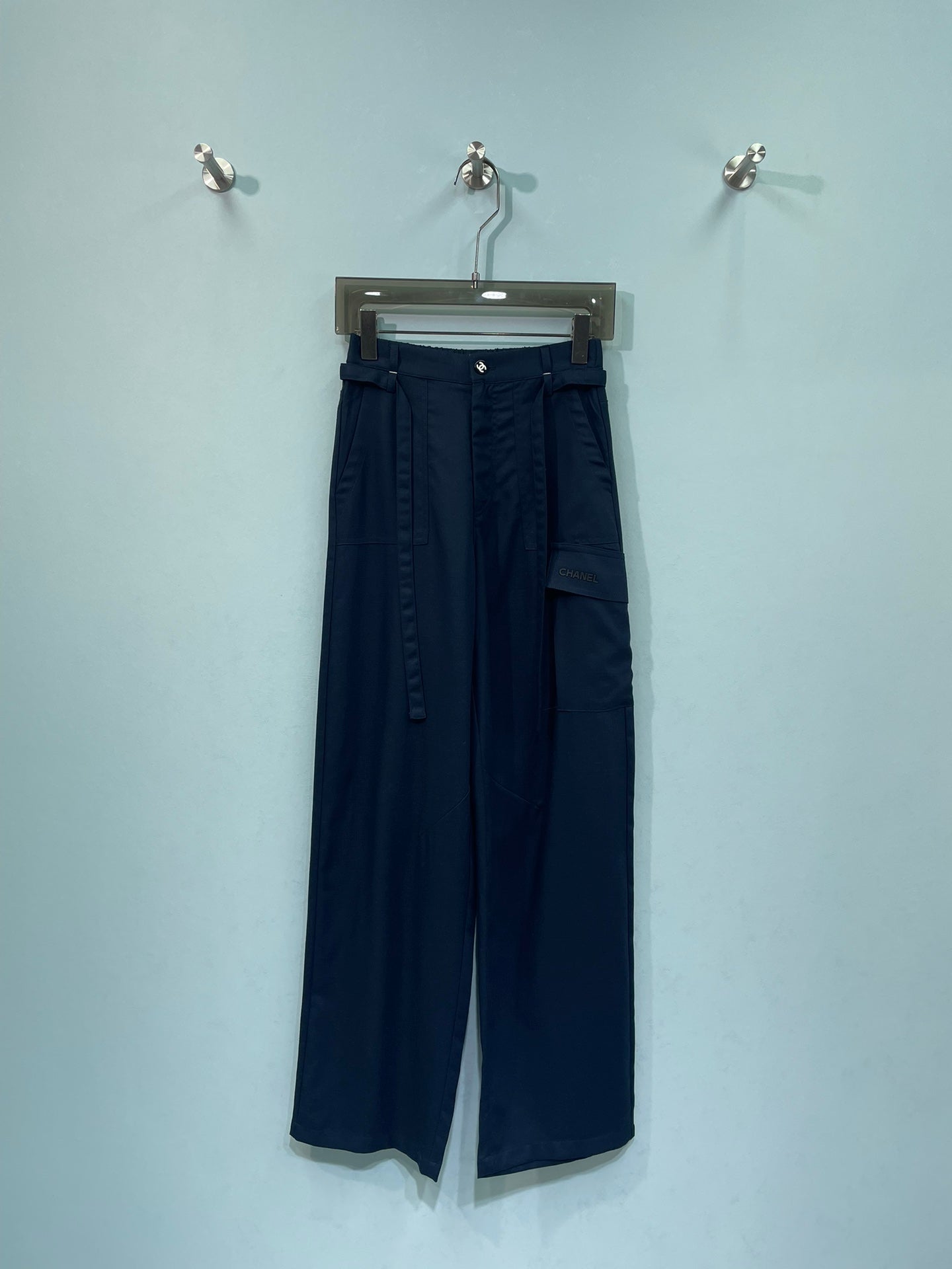 Chanel Wide-leg Trousers in Polyester