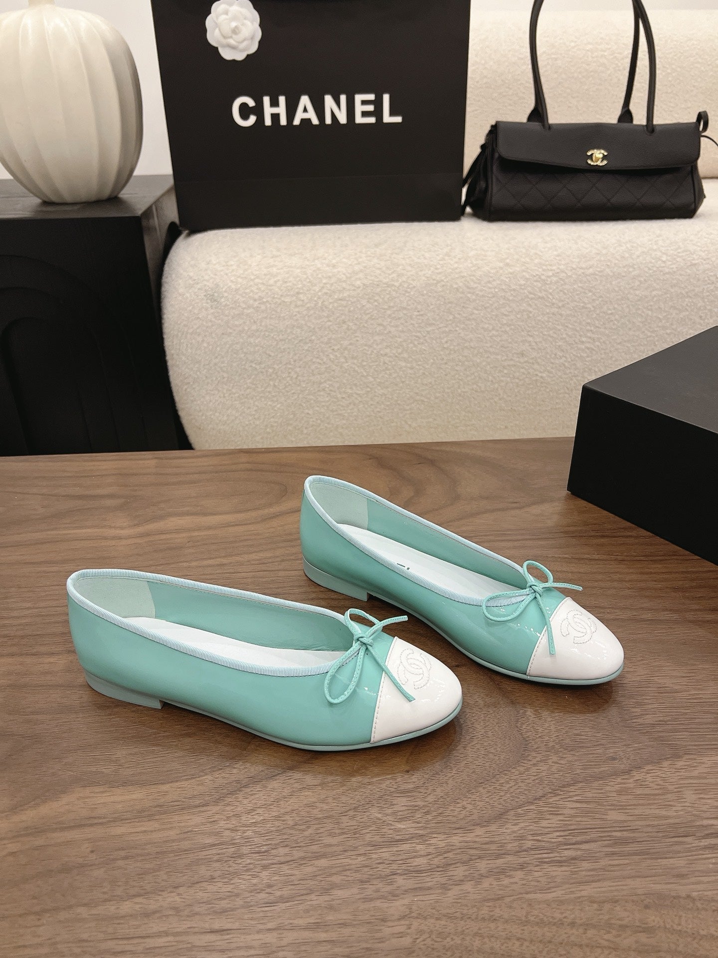 CC 2026 Ballet Flat Patent Leather 897526