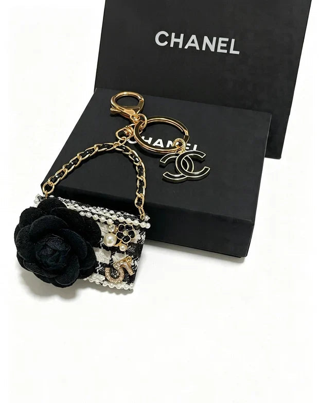 CC Flower Mini Bag Charm