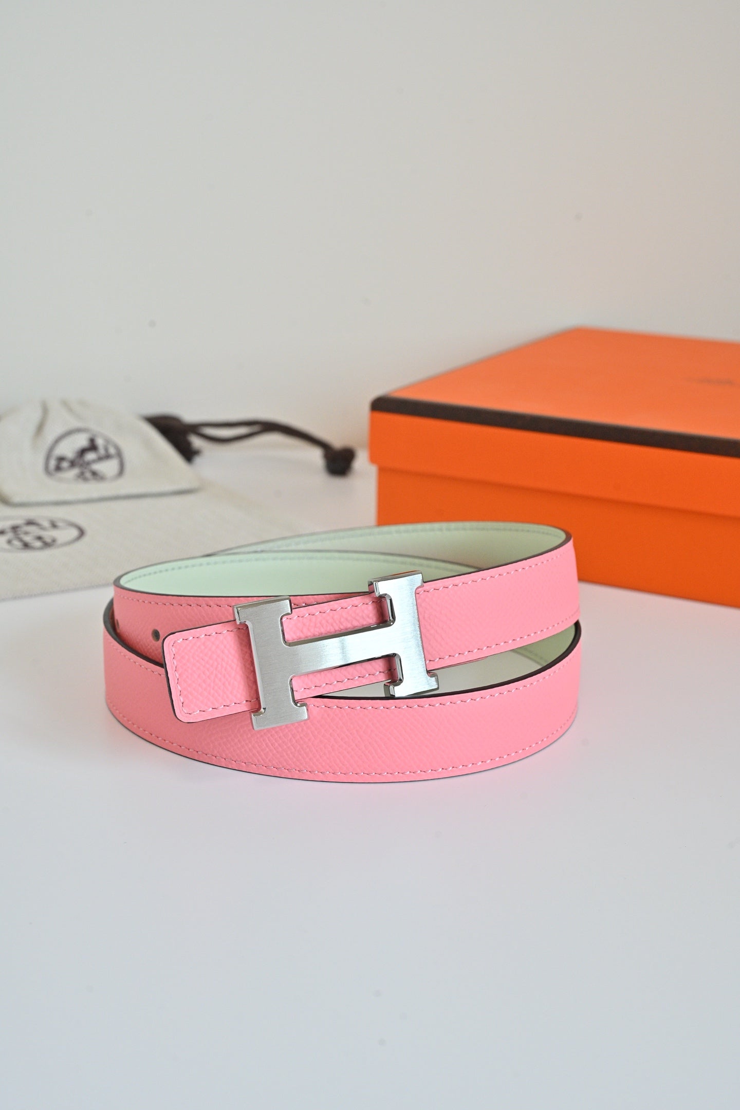HM 26W Belt 24mm Double-Sided Calfskin 218260