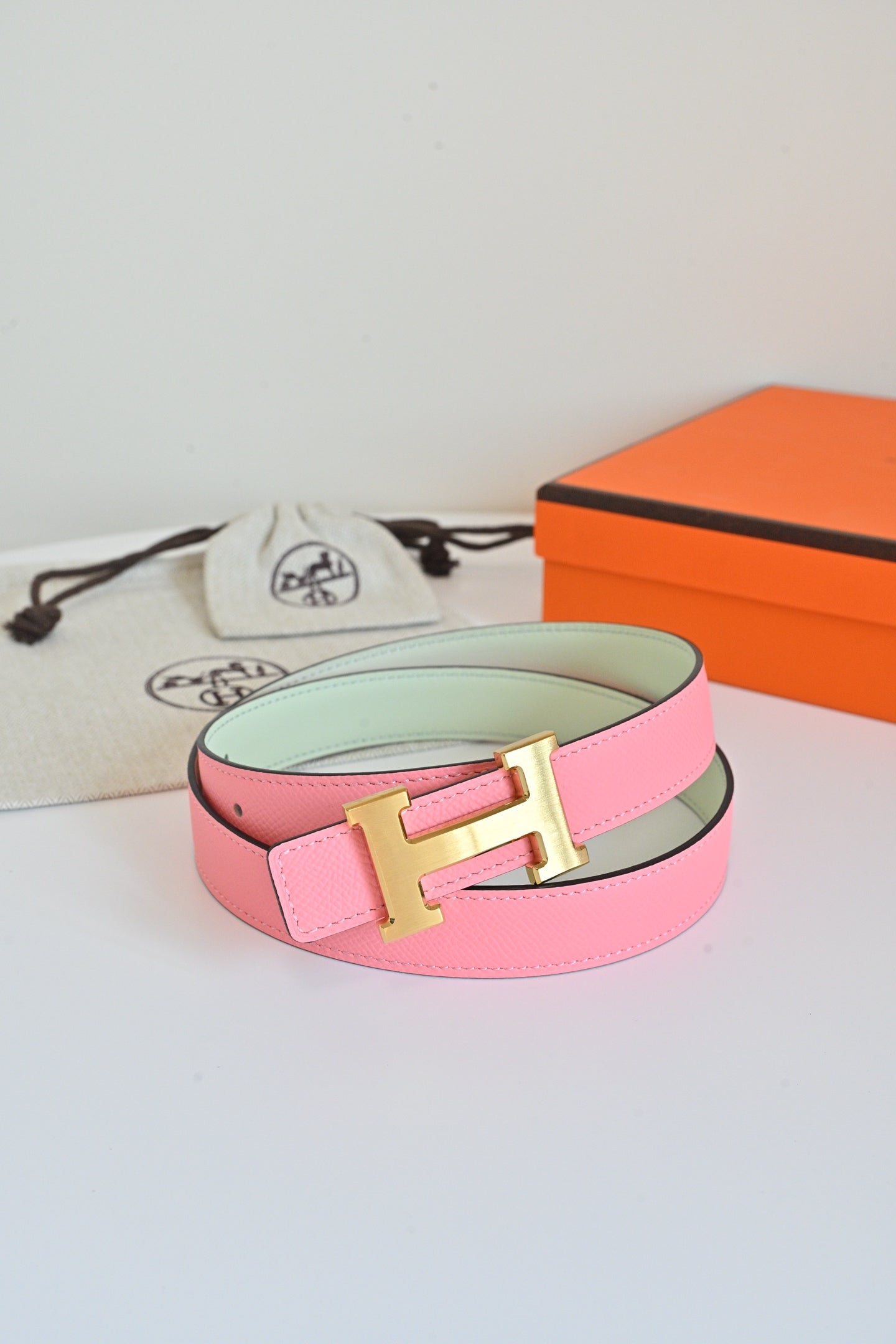 HM 26W Belt 24mm Double-Sided Calfskin 218260