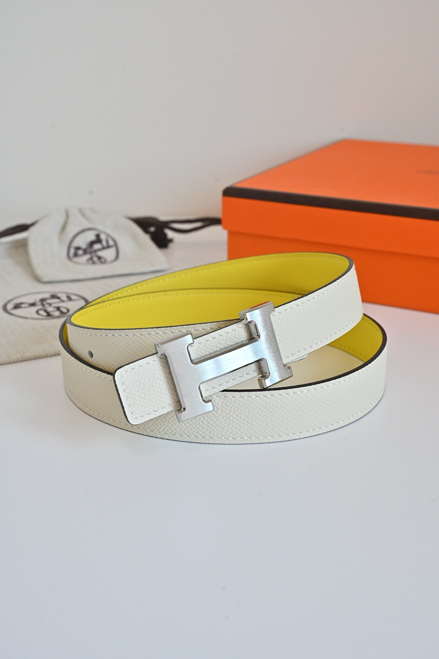 HM 26W Belt 24mm Double-Sided Calfskin 218260