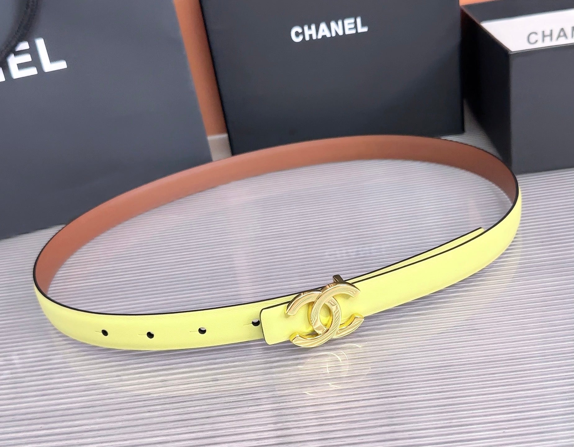 CC 26W Belt 2cm Double-Sided Cowhide 218269