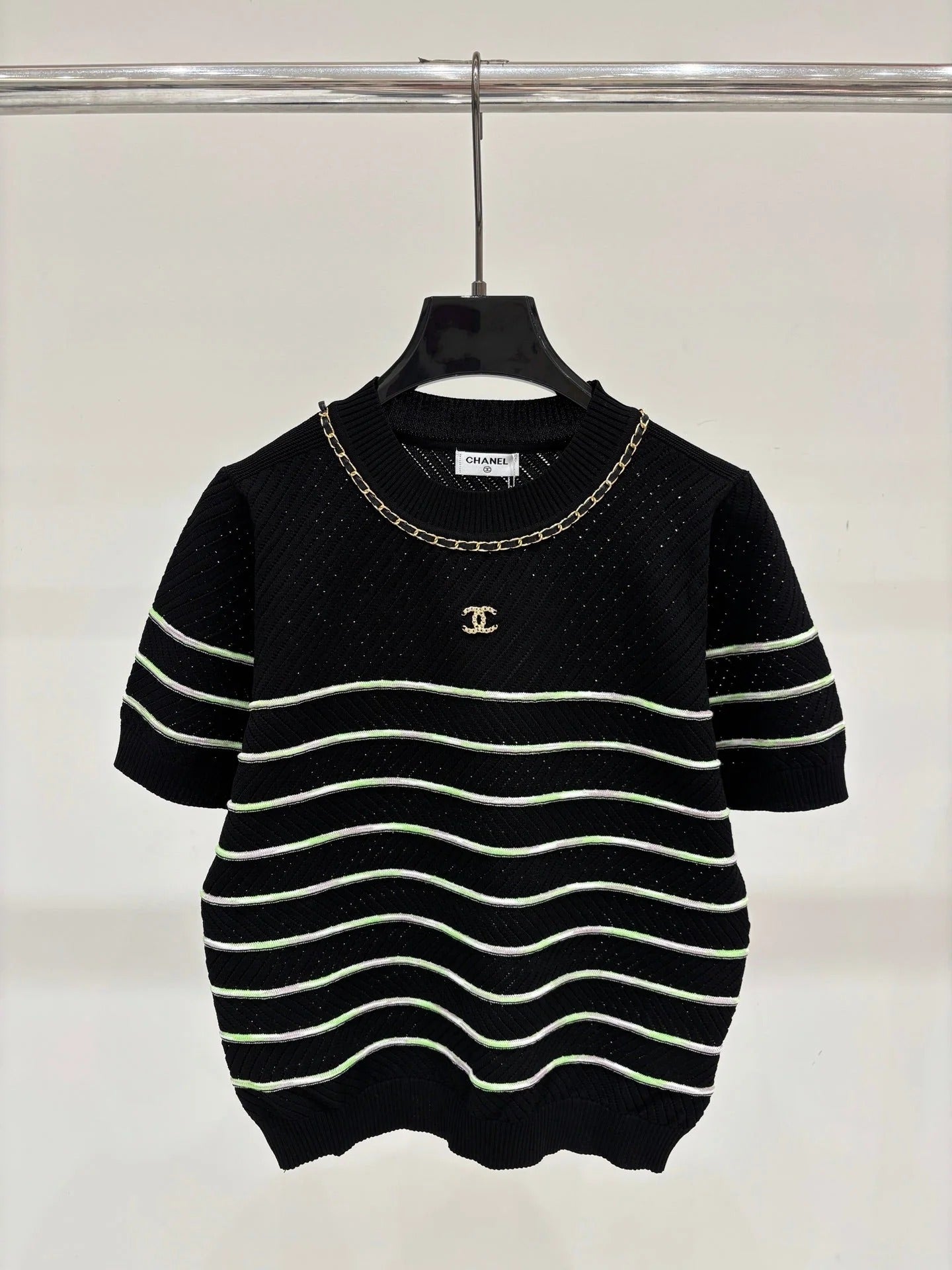 CC 2026 Striped Short-Sleeve T-Shirt Cotton 413806