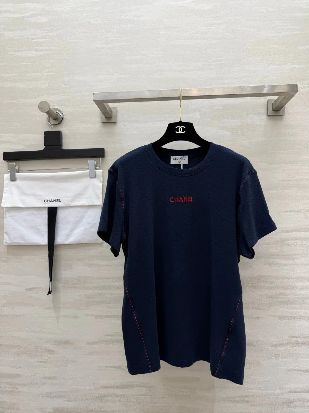 CC 2026 Hand-stitched Short-Sleeve T-Shirt Cotton 666402