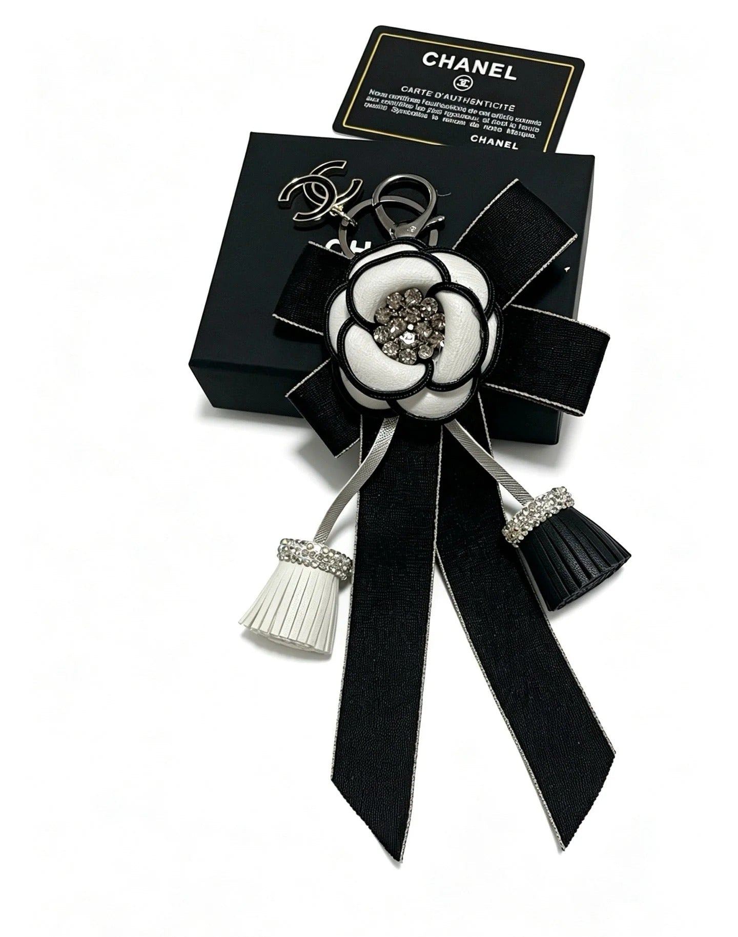 CC Camellia Ribbon Charm