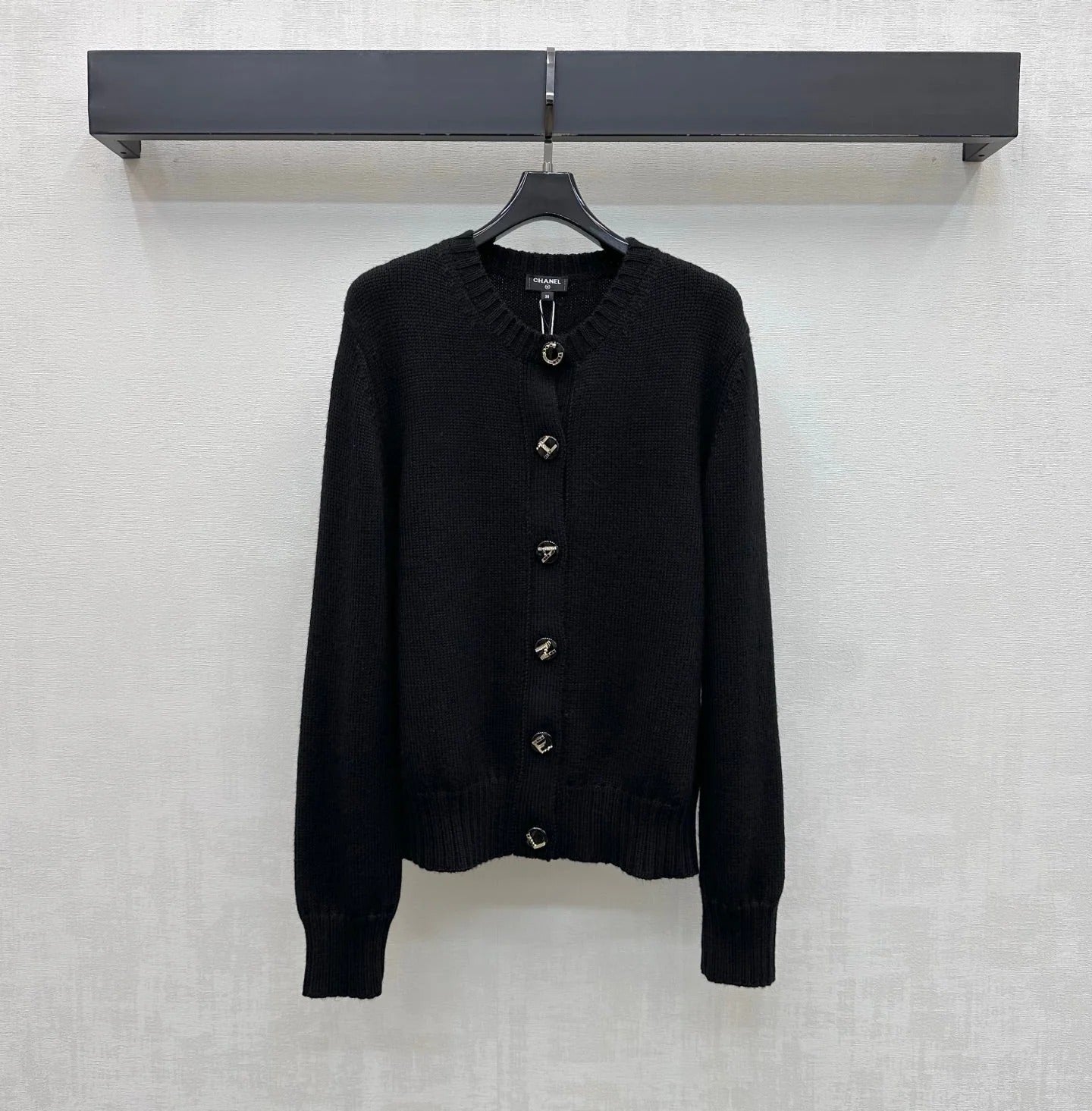 CC 2026 Letter-button Knit Cardigan Cashmere 418732