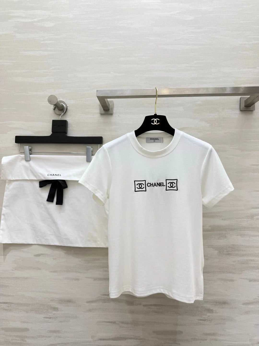 CC 2026 Embroidered Logo T-shirt Cotton 681375