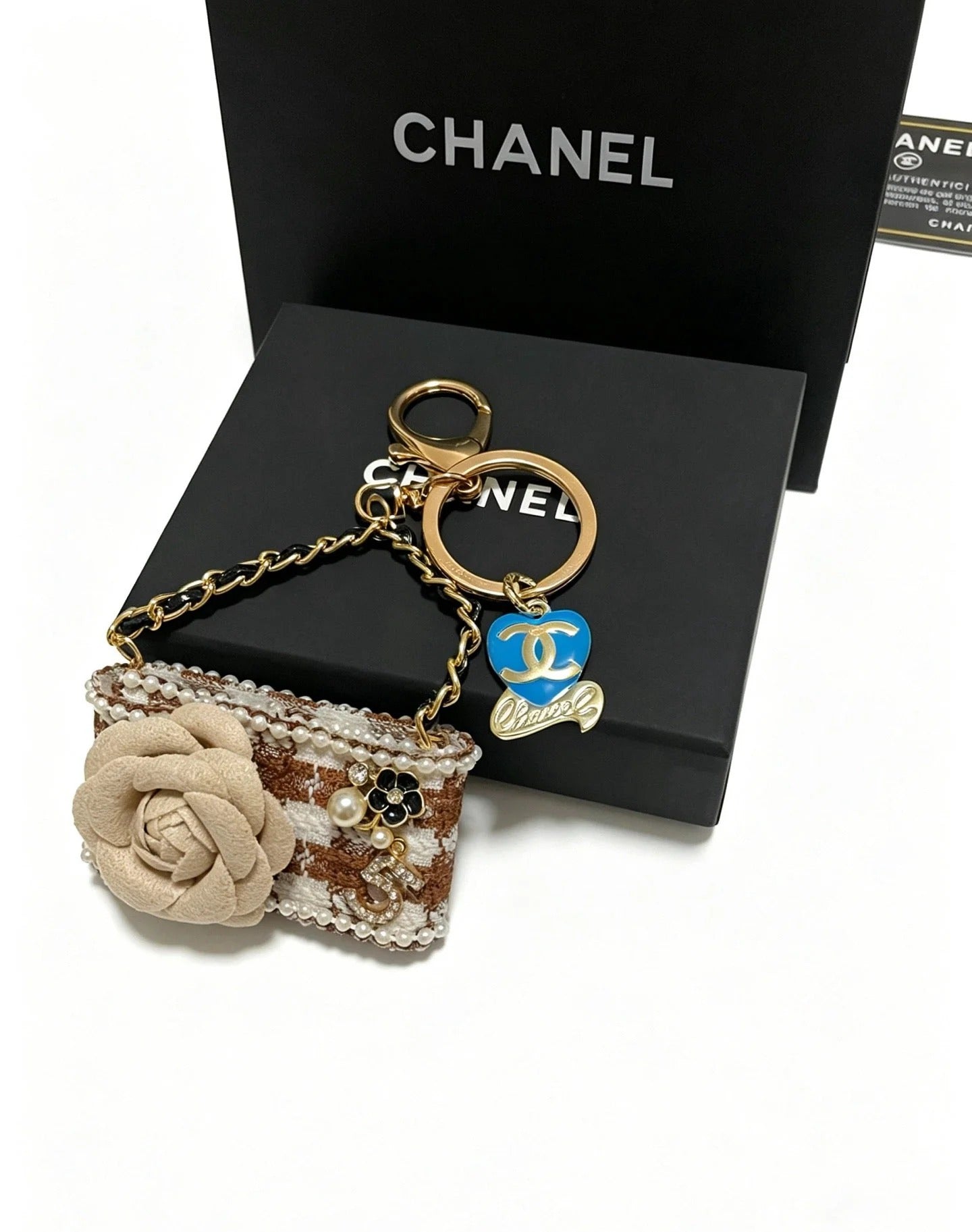 CC Flower Mini Bag Charm