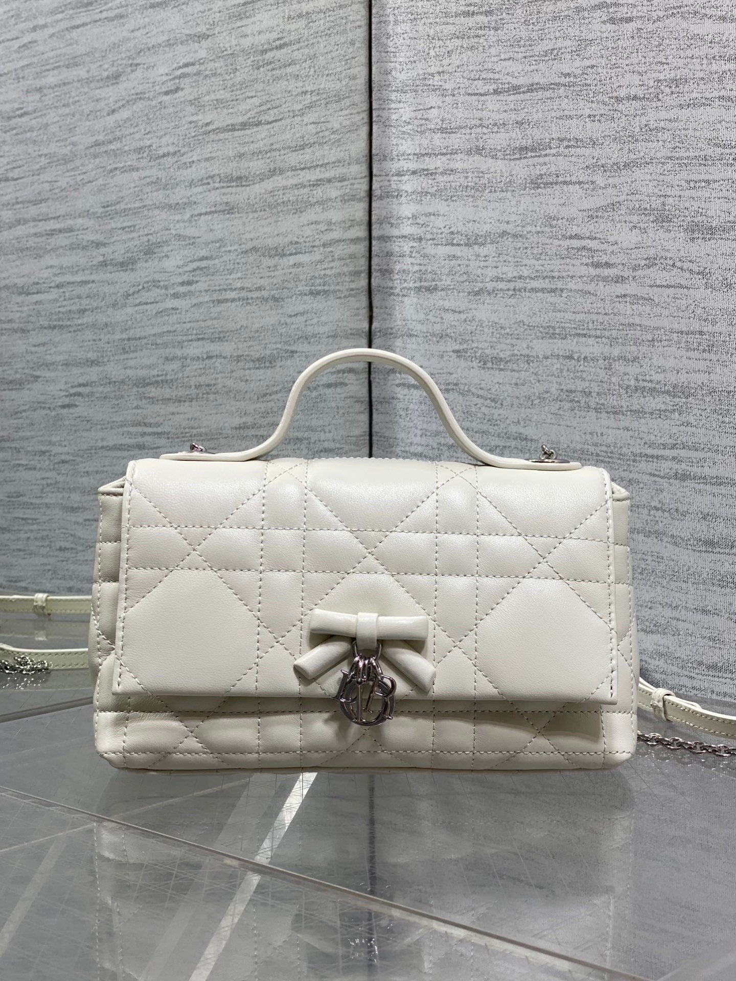 CD 2026 My Tender Dior Top Handle Bag 21cm Lambskin