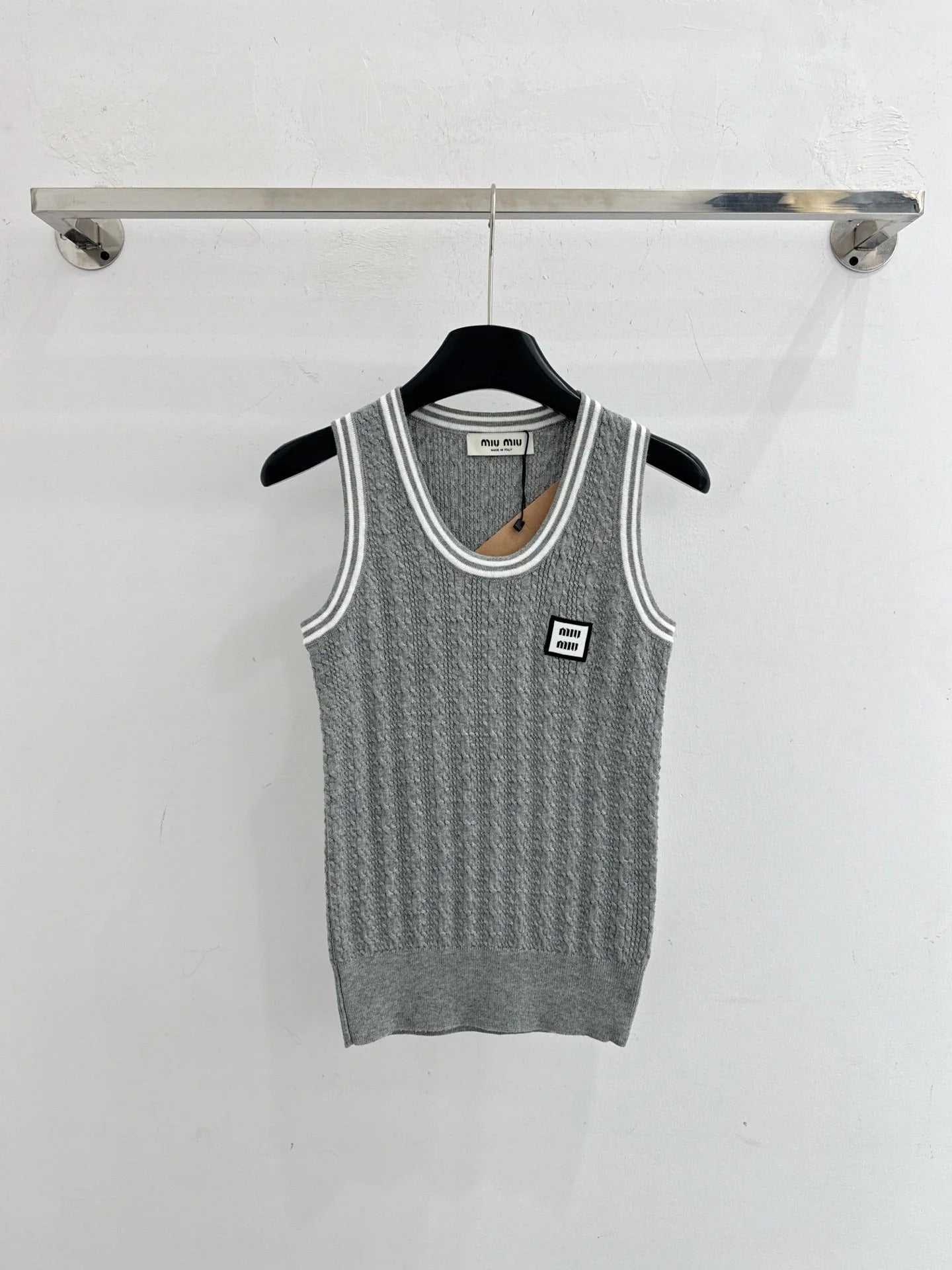 Miu 2026 Knit Vest Wool 642706