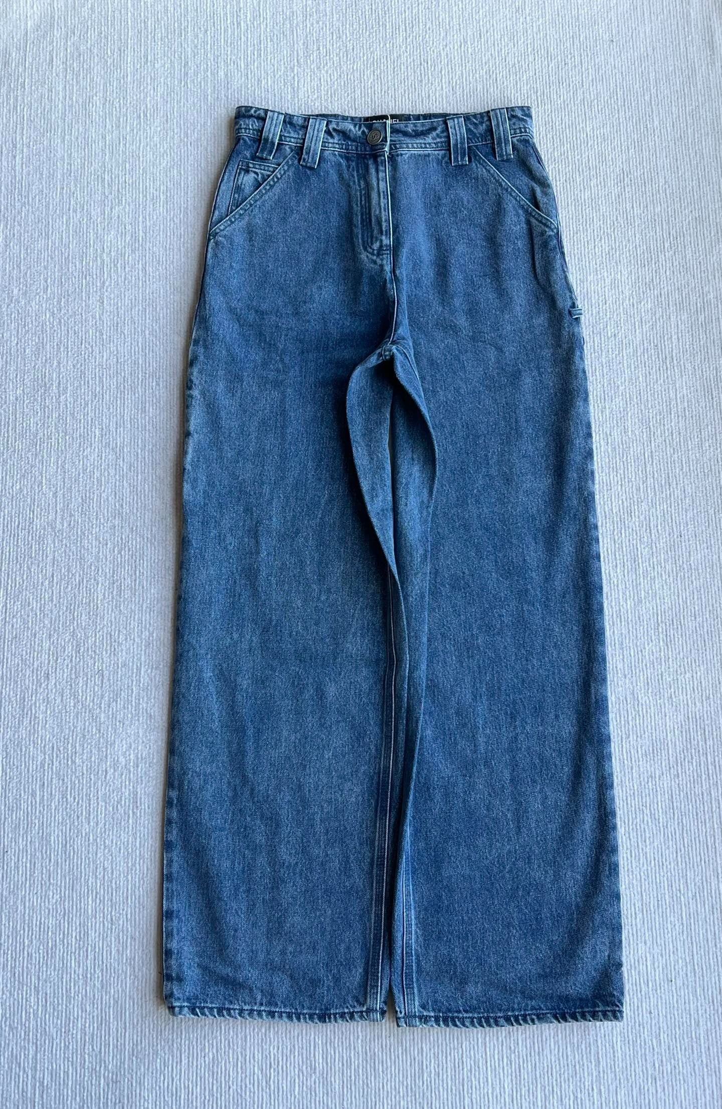 Chanel 2026 Jean Blue and White Cotton 360032