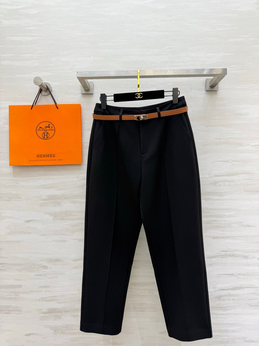 HM 26s Belted Tapered Trousers 438793