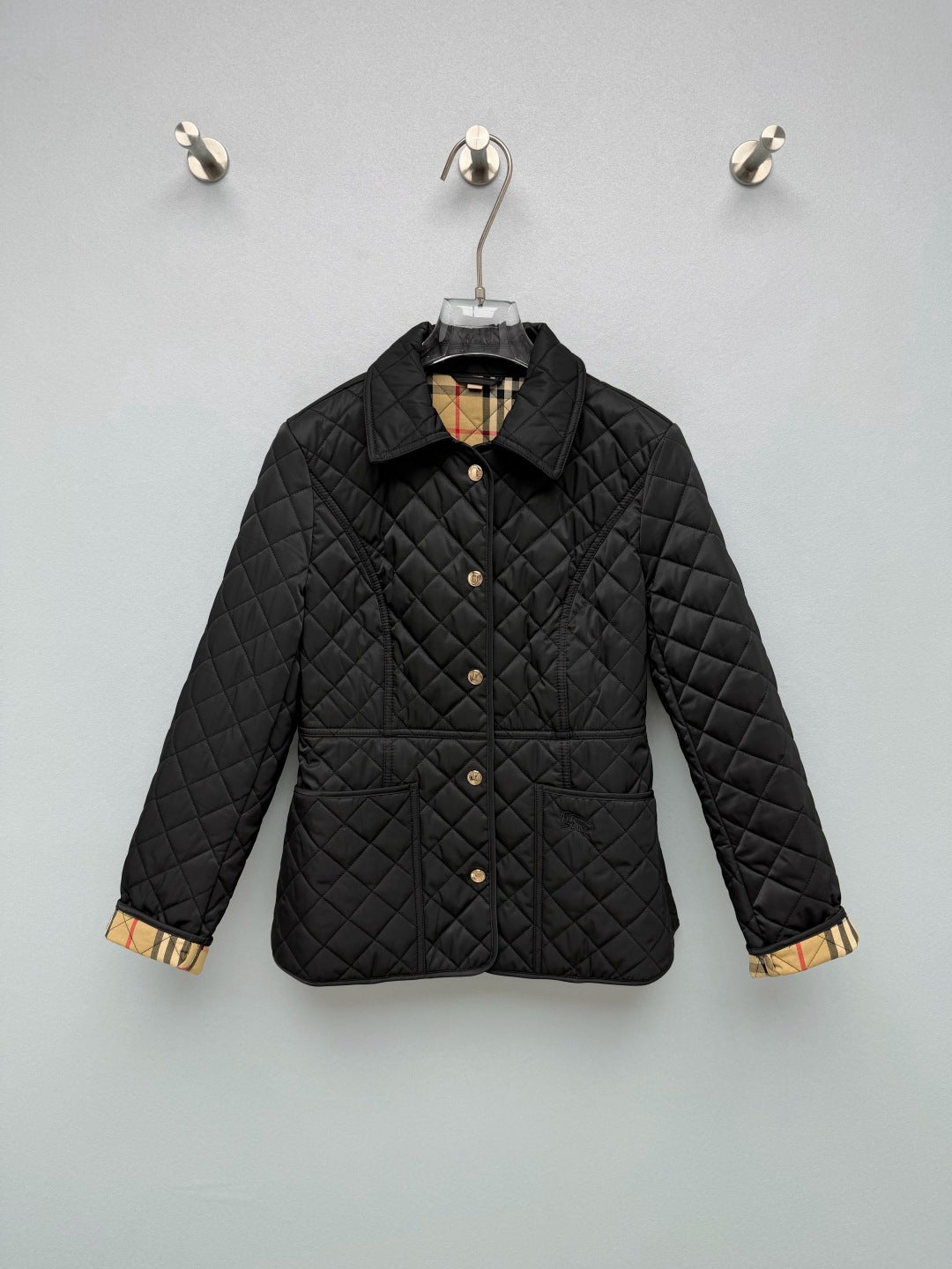 BBR 26s Vintage Check Trim Quilted Jacket 444868