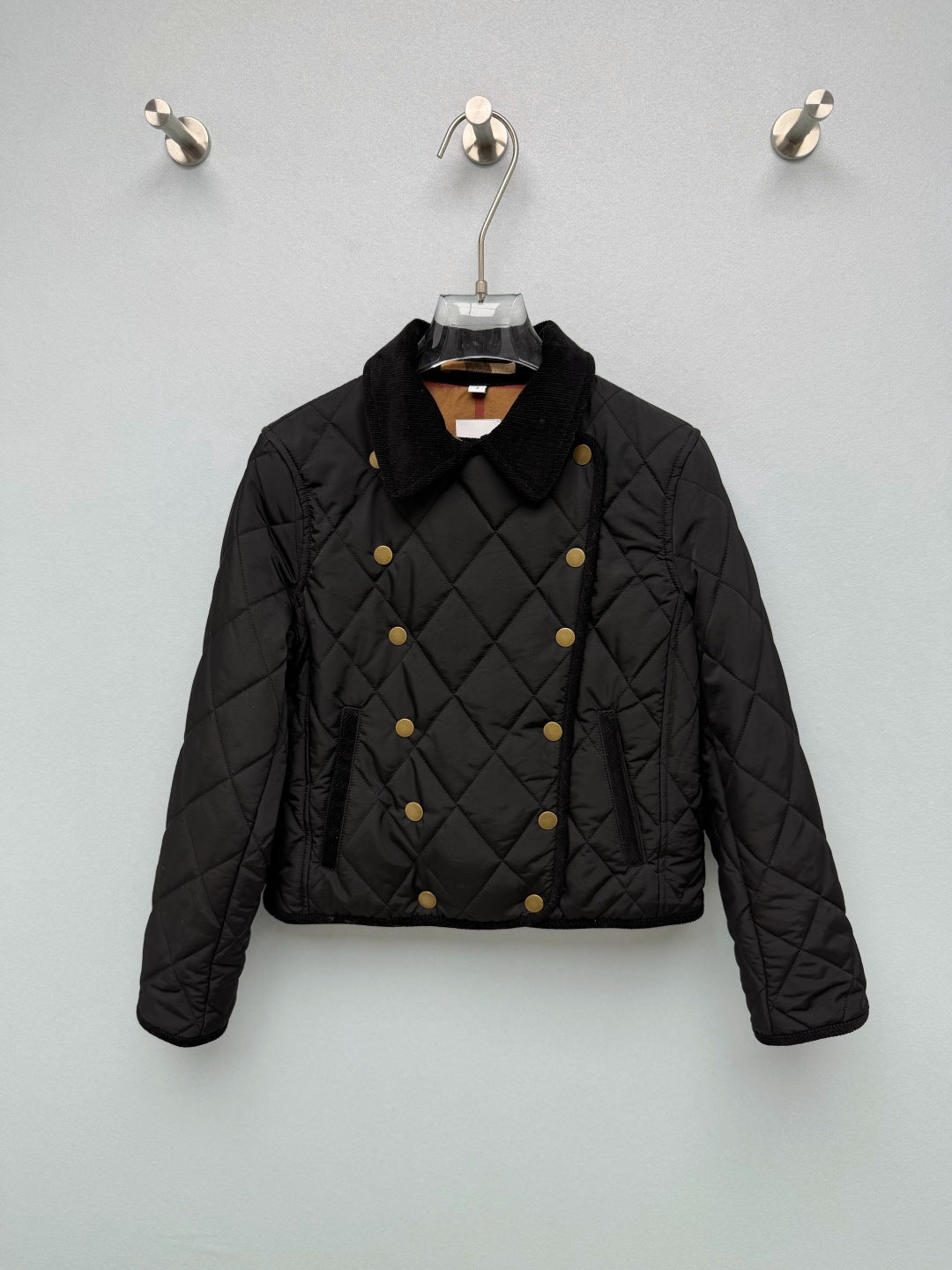 BBR 26s Double Breasted Quilted Cropped Jacket 444869