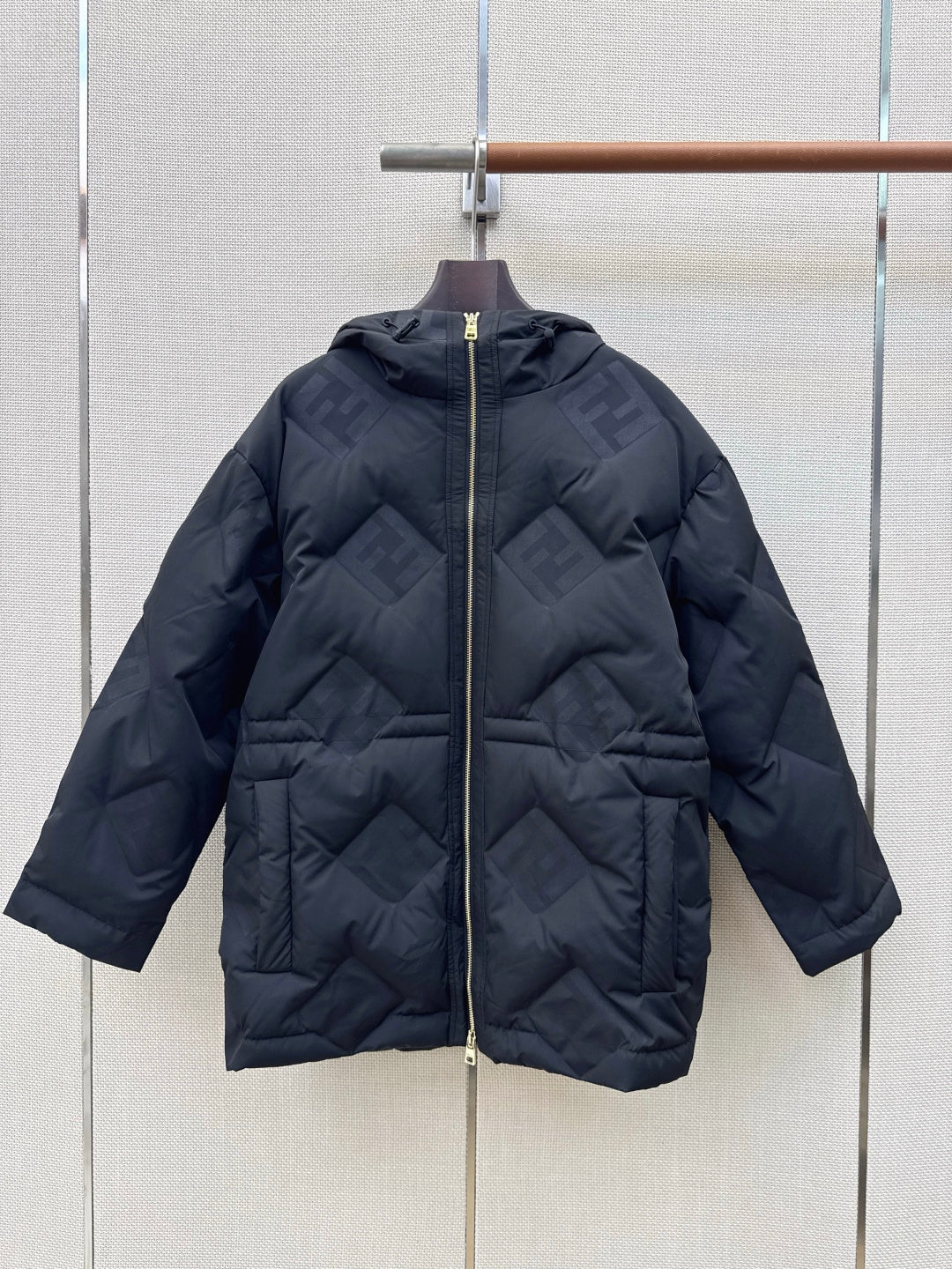 FF 26s Quilted Hooded Puffer Jacket Polyester 429131
