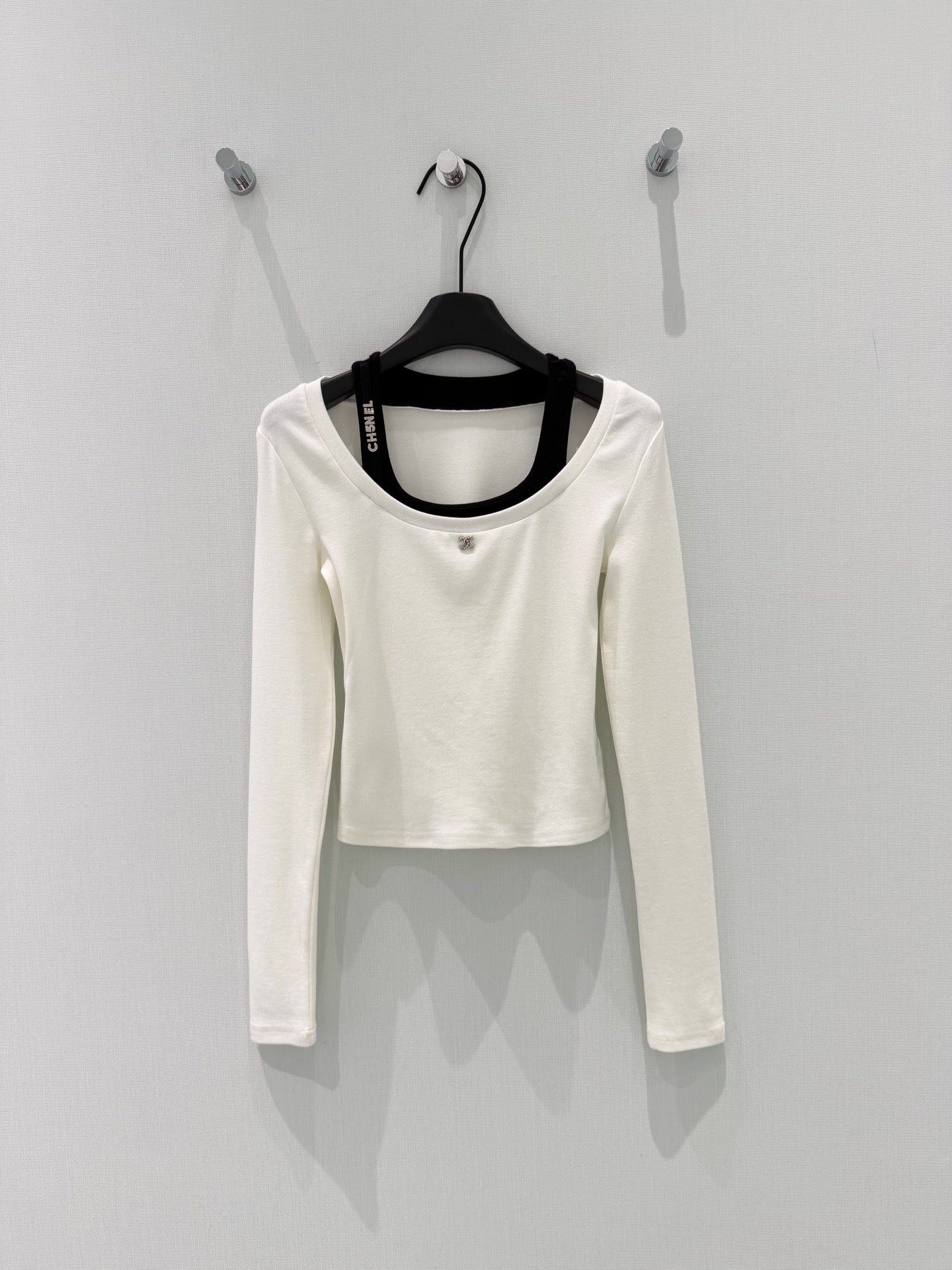 CC Layered Long Sleeve Tee Tencel Wool 351220