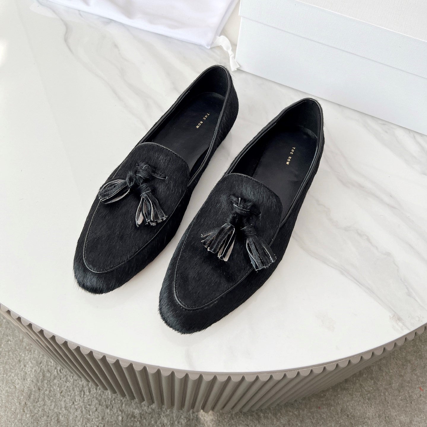 TR 26s Tassel Loafer Flat Pony Hair 146474