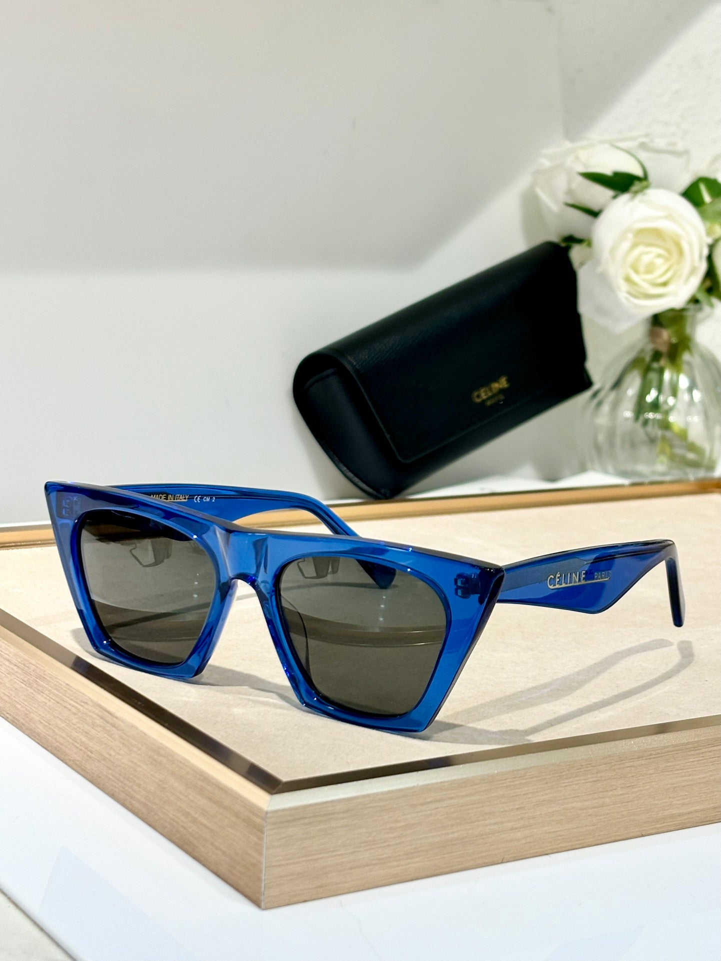 TRIOMPHE SQUARE SUNGLASS 41468/S IN ACETATE