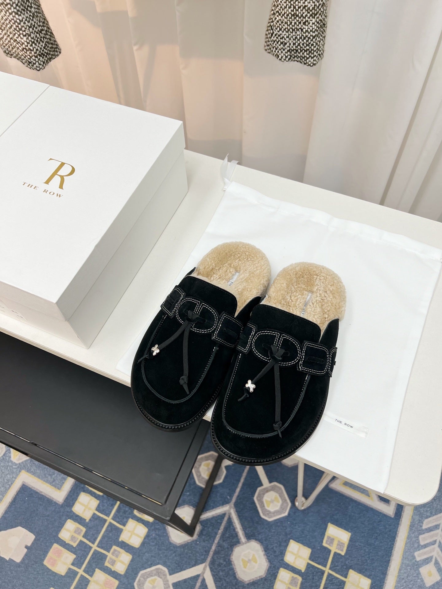 TR 26s Drawstring Mule Flat Suede 146481