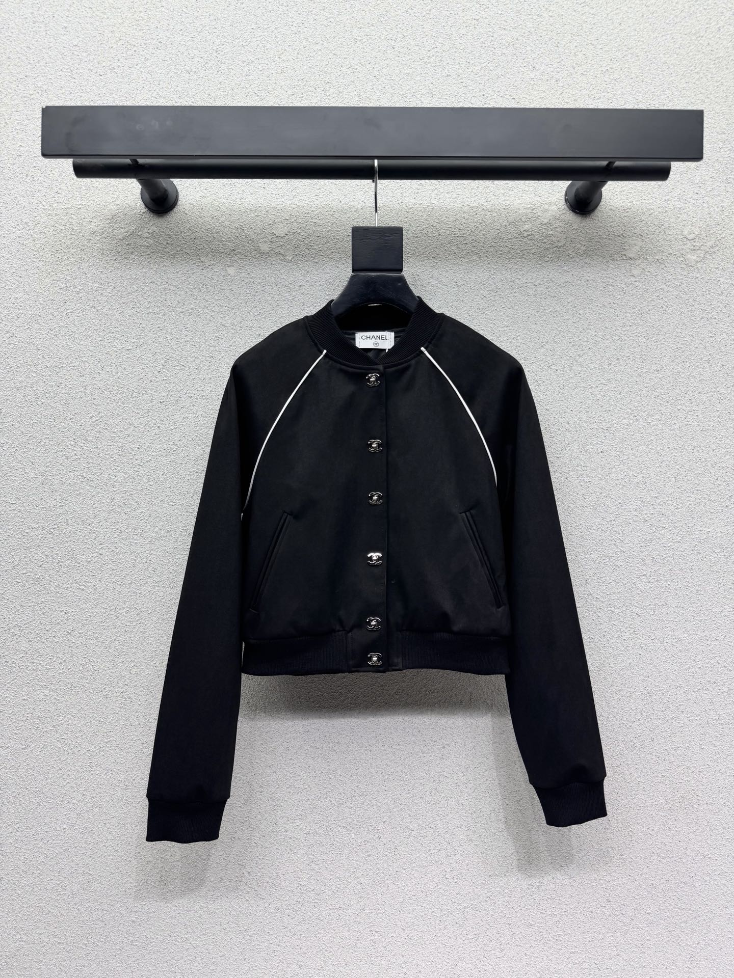 CC Piping Bomber Jacket Suede 426871