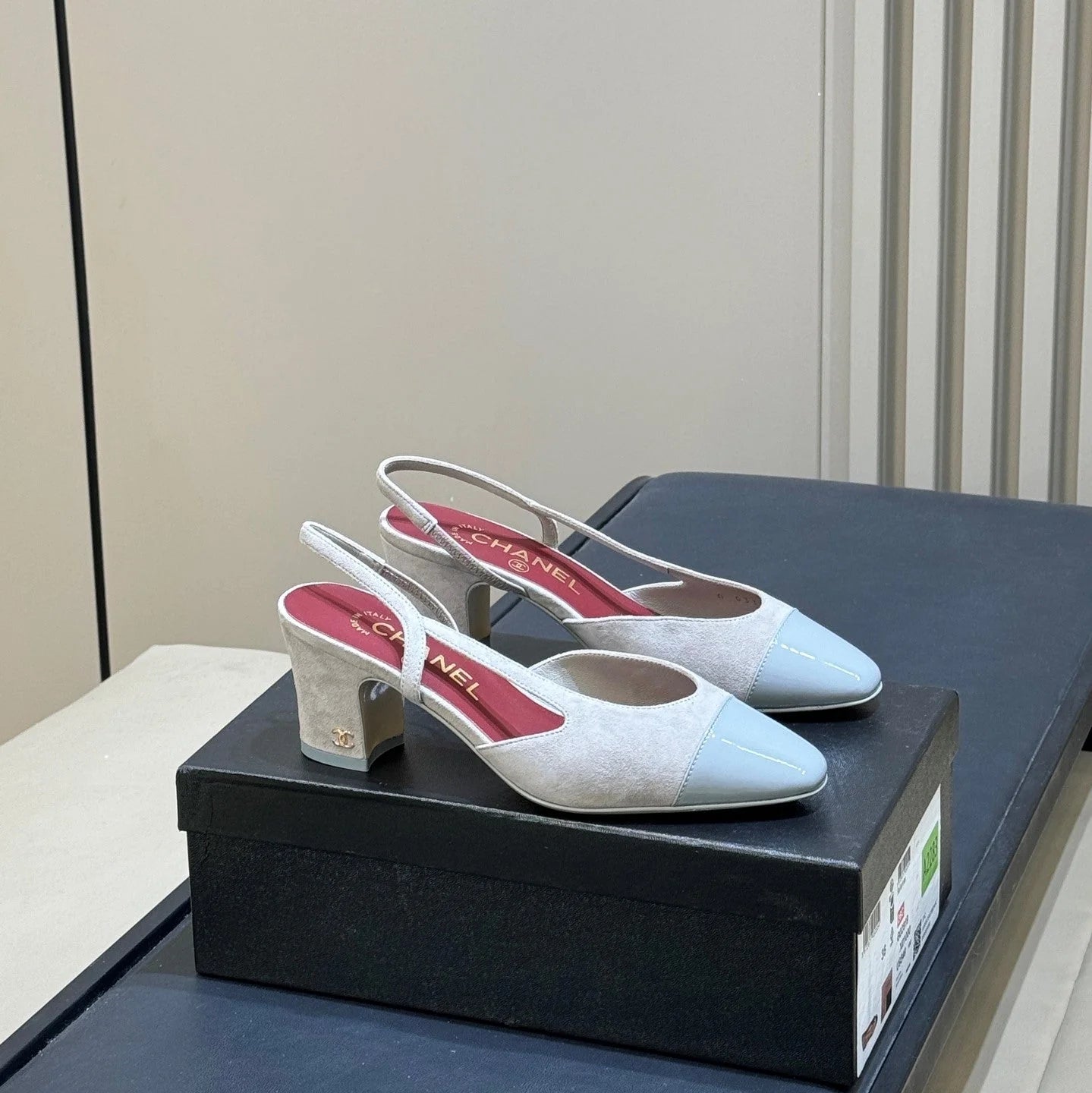 CC 26s Cap-Toe Slingbacks 6.5CM Leather 150300